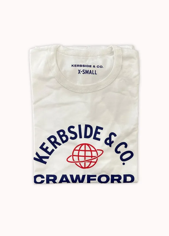 Crew Tee - Crawford Court sold by Kerbside&Co.