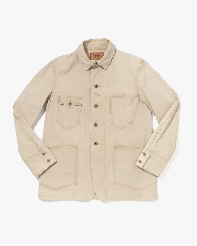 Japanese Repro Denim Jacket, Levi's, Tan - L sold by Kiriko