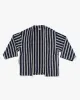 Japanese Repro Cardigan, J.S. Homestead, Blue and White Stripes - M sold by Kiriko