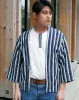 Japanese Repro Cardigan, J.S. Homestead, Blue and White Stripes - M sold by Kiriko