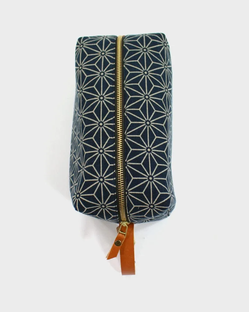 Kiriko Original Dopp Kit, Indigo Asanoha sold by Kiriko product image thumbnail 2