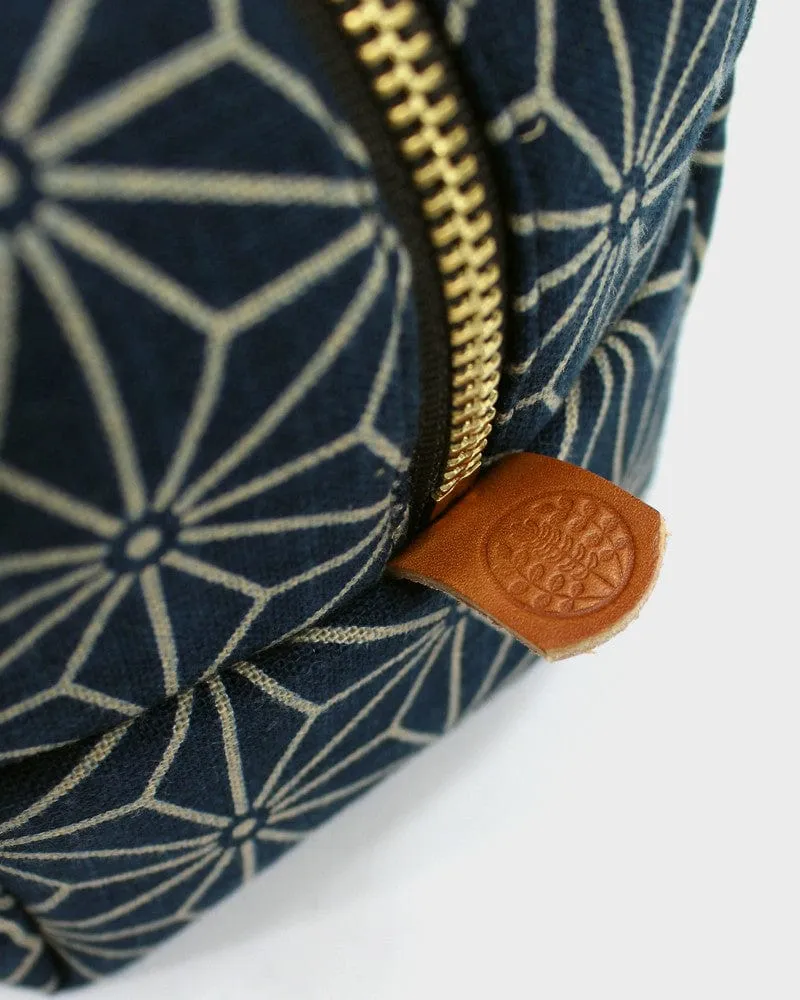 Kiriko Original Dopp Kit, Indigo Asanoha sold by Kiriko product image thumbnail 3