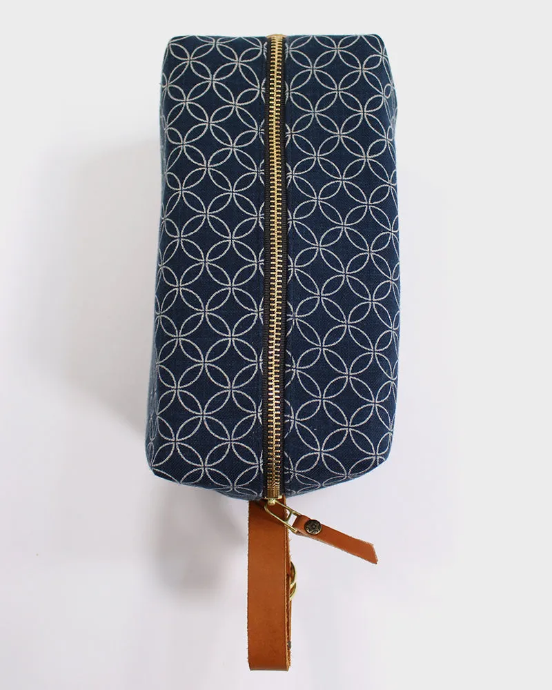 Kiriko Original Dopp Kit, Indigo Shippou sold by Kiriko product image thumbnail 2