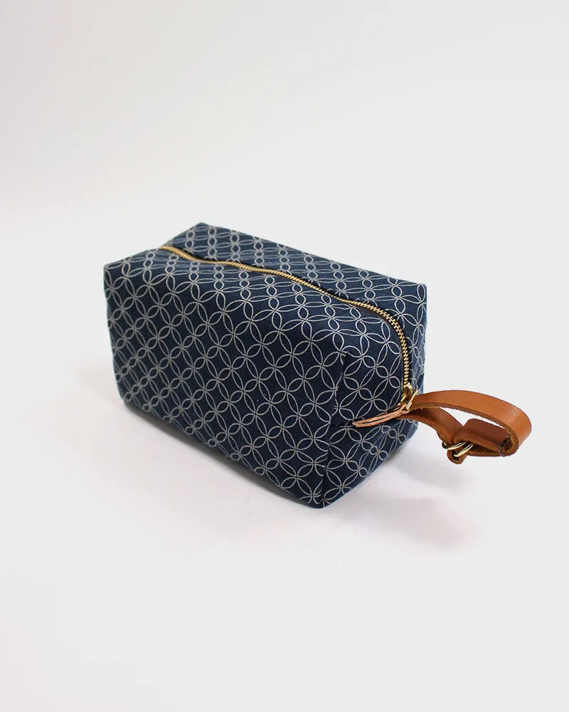 Kiriko Original Dopp Kit, Indigo Shippou sold by Kiriko