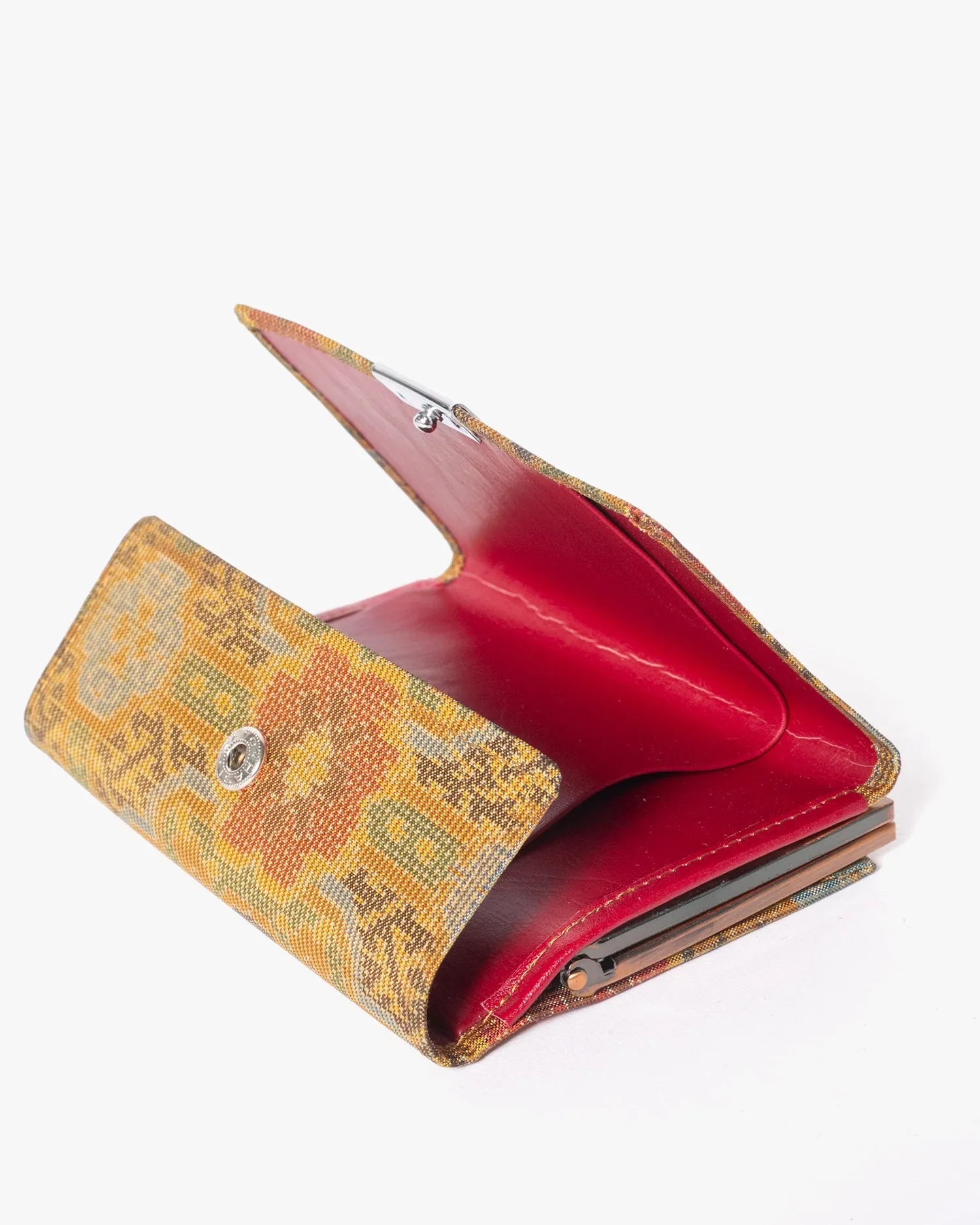 Vintage Purse, Clutch, Gold with Multicolored Flowers sold by Kiriko product image thumbnail 3