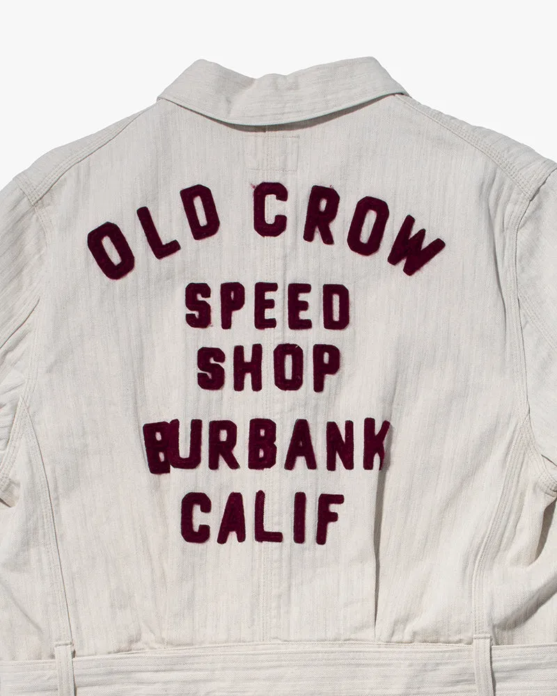 Japanese Repro, Baker's Coat, Old Crow, White with Red Lettering - M sold by Kiriko product image thumbnail 5