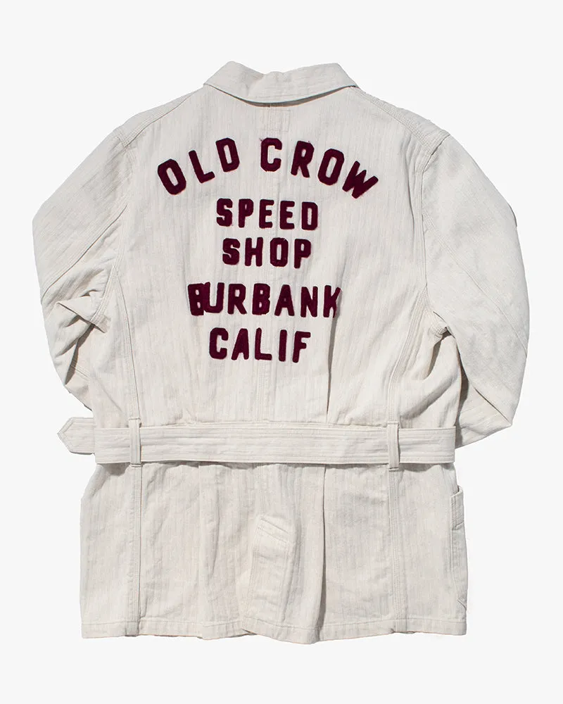 Japanese Repro, Baker's Coat, Old Crow, White with Red Lettering - M sold by Kiriko product image thumbnail 4
