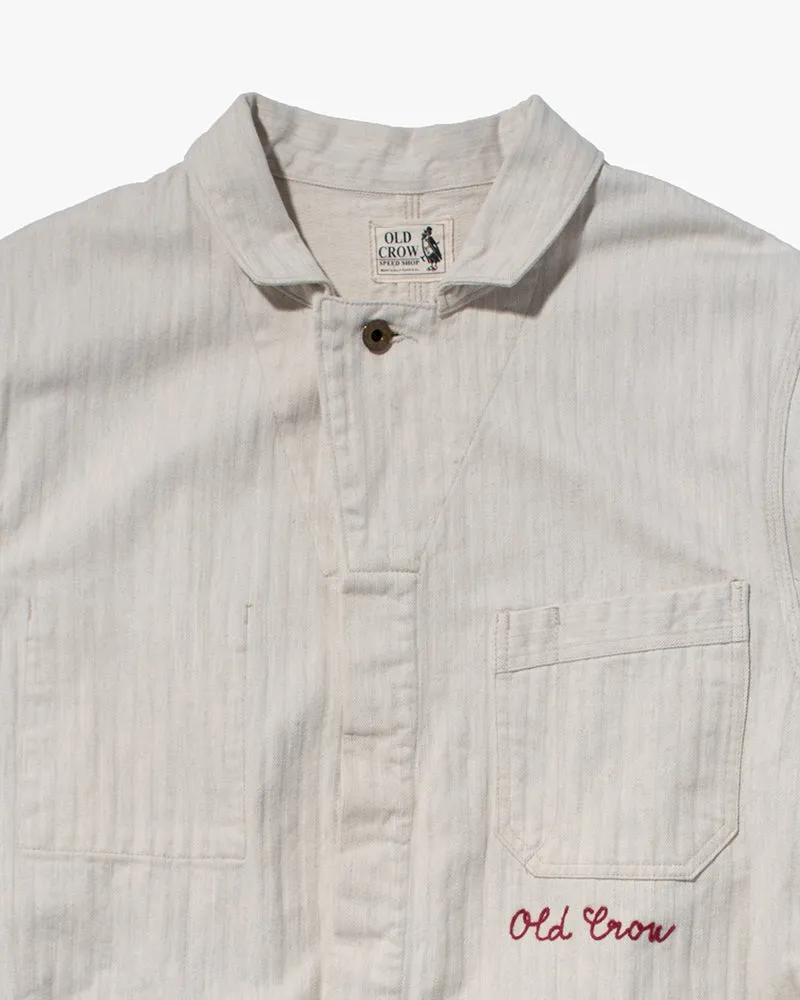 Japanese Repro, Baker's Coat, Old Crow, White with Red Lettering - M sold by Kiriko product image thumbnail 2