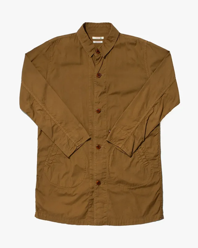 Japanese Repro, Bakers Shirt, Eternal, Brown - M sold by Kiriko