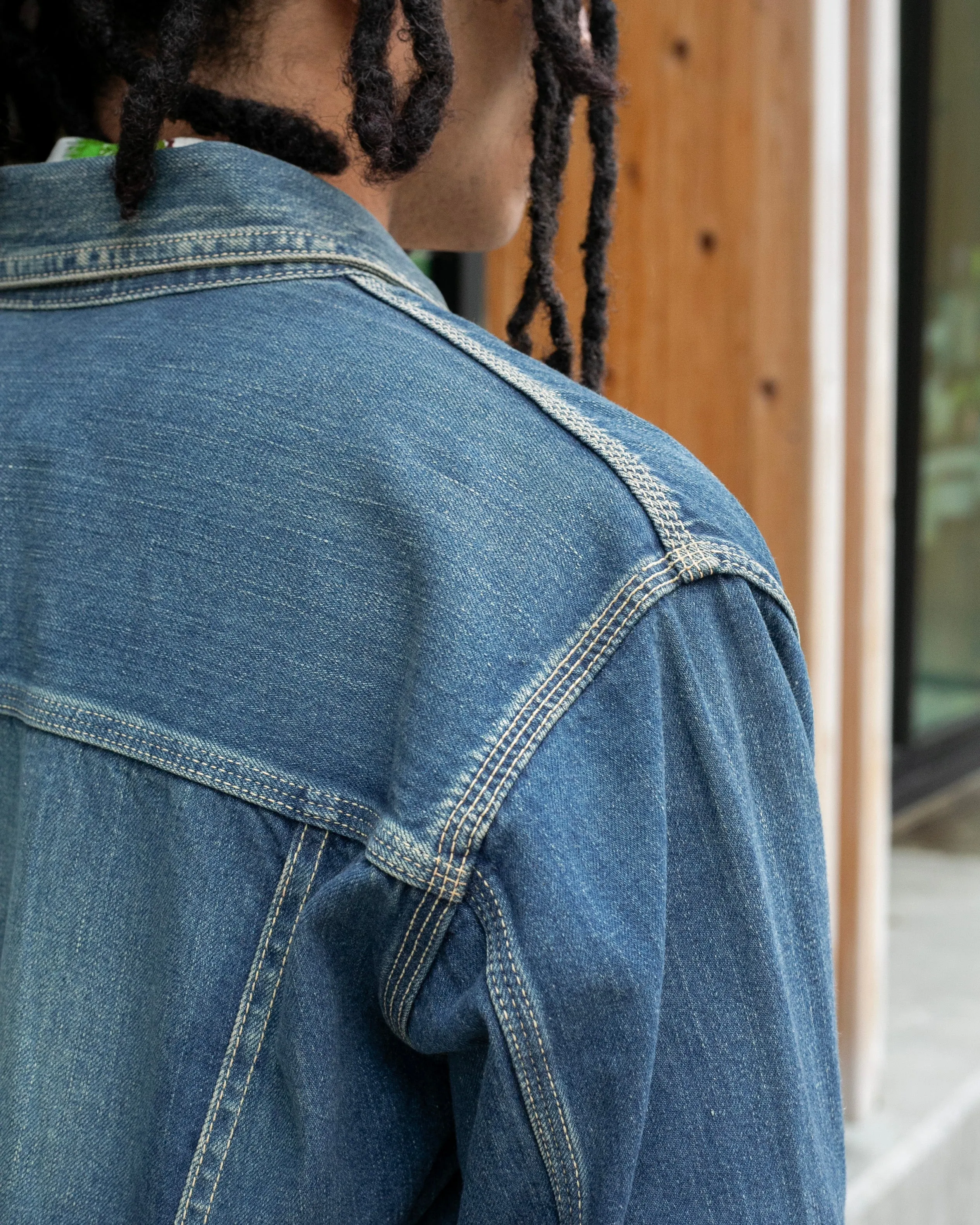 Japanese Repro Type I Denim Jacket, Lee, Back Buckle - XL sold by Kiriko product image thumbnail 5