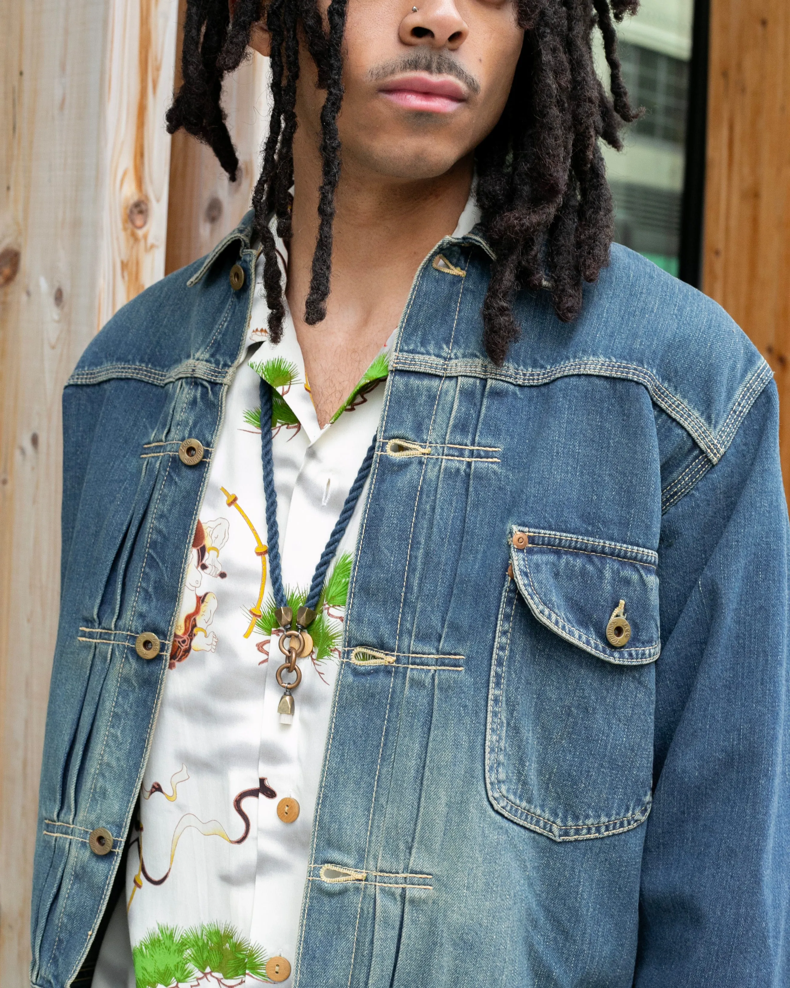 Japanese Repro Type I Denim Jacket, Lee, Back Buckle - XL sold by Kiriko product image thumbnail 3