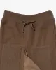 Wa-Modern Woven Drawstring Pants, Brown sold by Kiriko