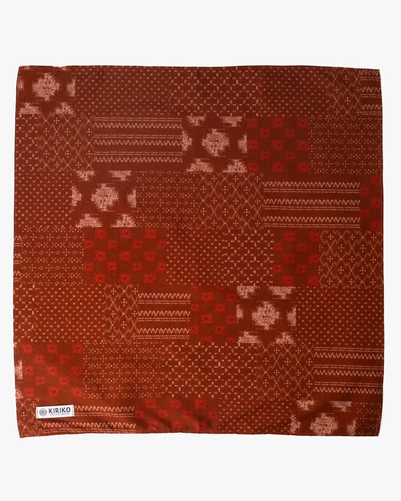 Kiriko Original Bandana, Red Multi Pattern sold by Kiriko product image thumbnail 2