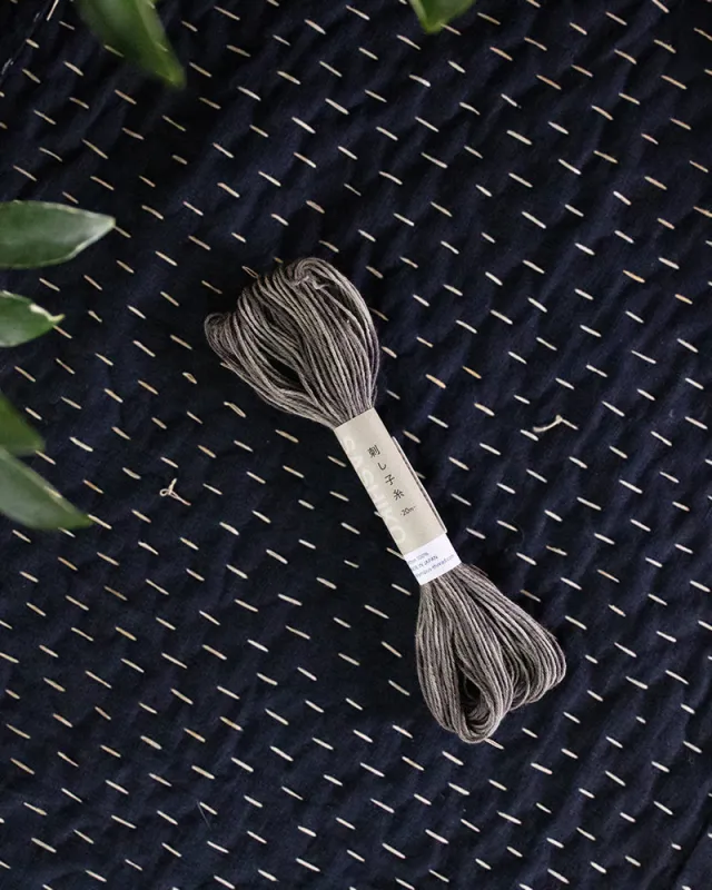 Sashiko Thread, Multi Color, Gray made by Kiriko