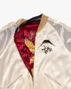 Japanese Repro Souvenir Jacket, Reversible, White with Japan Map - L sold by Kiriko