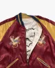 Japanese Repro Souvenir Jacket, Reversible, White with Japan Map - L sold by Kiriko