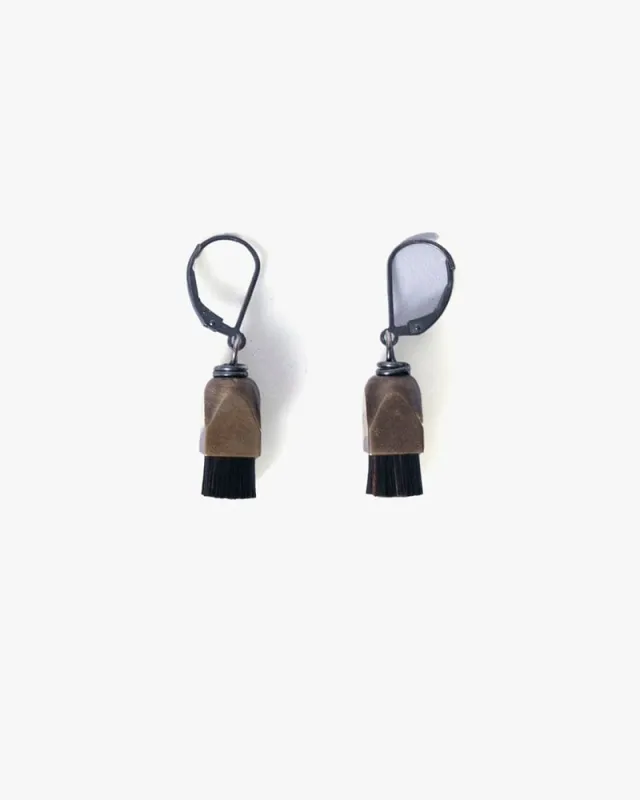 Boet Earrings, Eno, Black sold by Kiriko