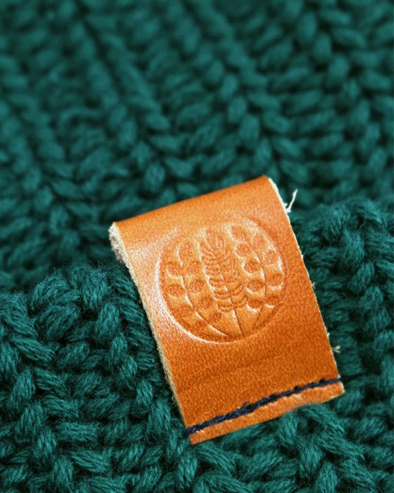 Kiriko Original Knit Cap, Forest Green, 9" sold by Kiriko product image thumbnail 2