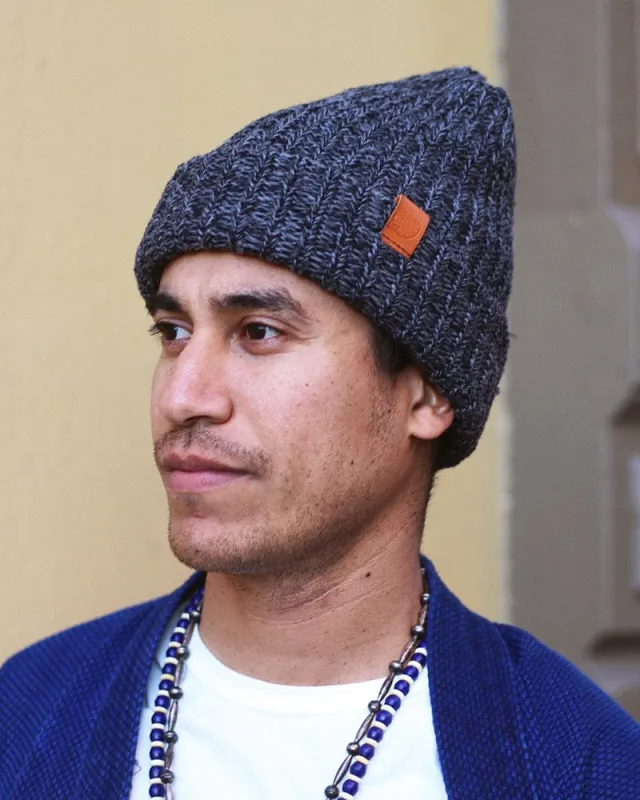 Kiriko Original Knit Cap, Marbled Charcoal, 9 ˝ sold by Kiriko