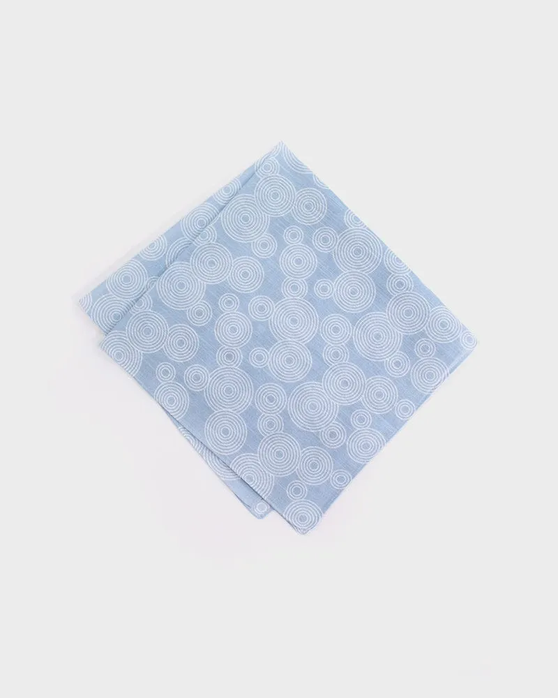 Japanese Handkerchief, Classic, Hannari, Kamenozoki-Iro sold by Kiriko