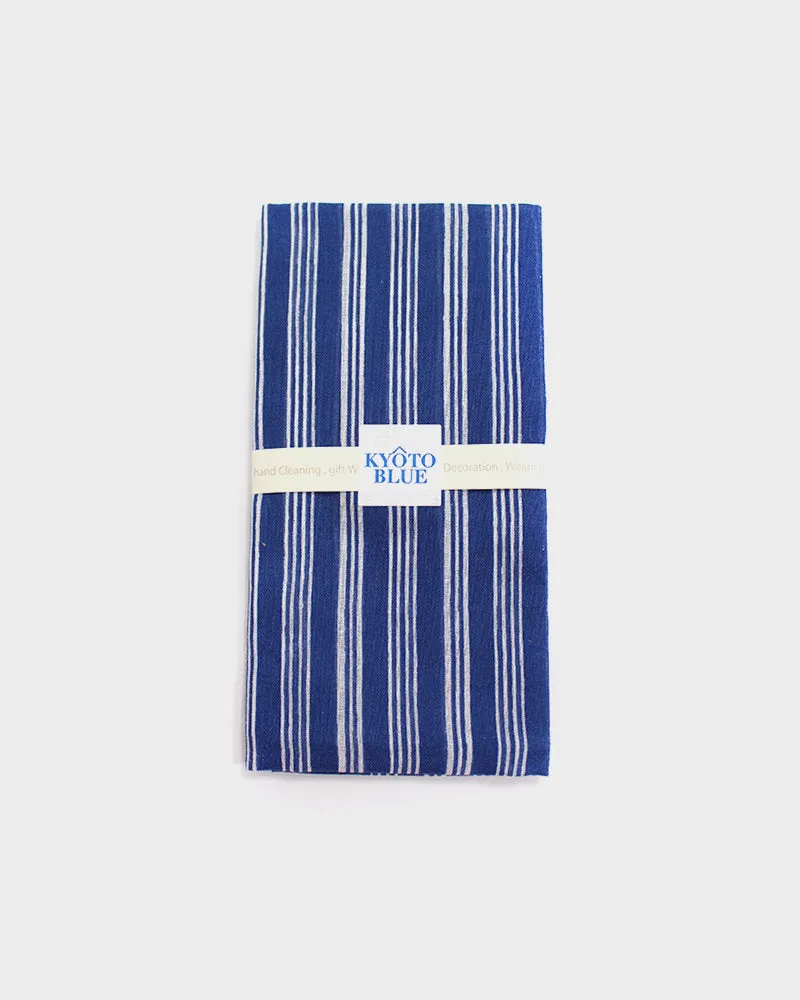 Japanese Handkerchief, Classic, Kyoto Blue, Shima sold by Kiriko product image thumbnail 2