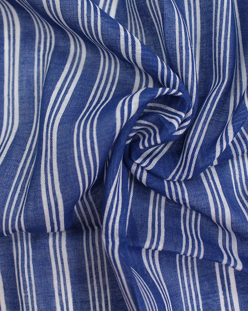 Japanese Handkerchief, Classic, Kyoto Blue, Shima sold by Kiriko product image thumbnail 4