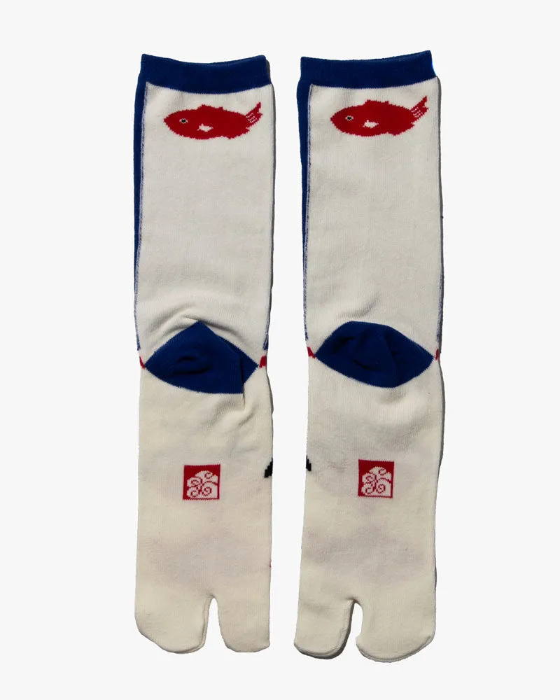 Wa Modern, Tabi Socks, Crew, Ebisu Royal (M/L) sold by Kiriko product image thumbnail 3