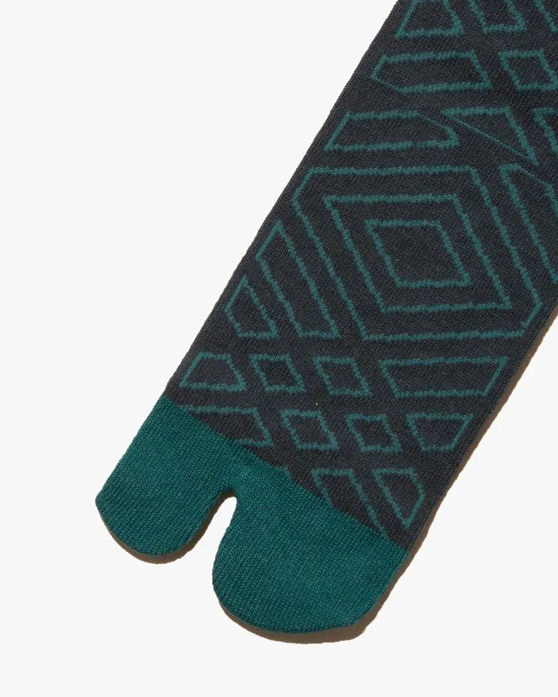 Wa Modern, Tabi Socks, Crew, Teal Sanjubishi (M/L) sold by Kiriko product image thumbnail 4