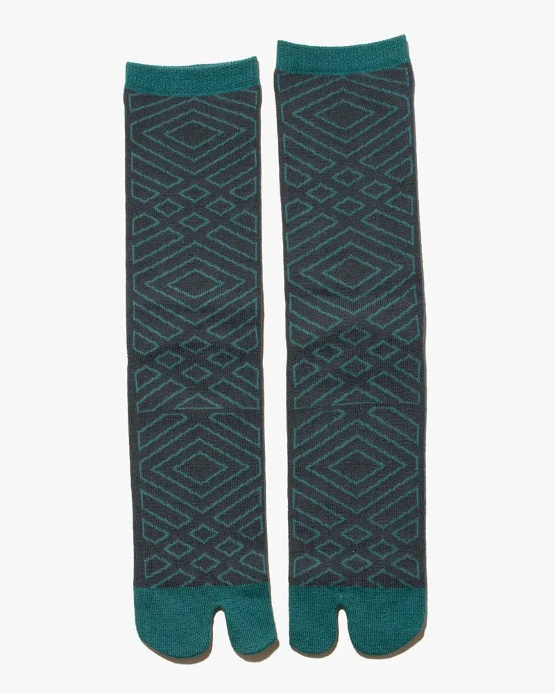 Wa Modern, Tabi Socks, Crew, Teal Sanjubishi (M/L) sold by Kiriko product image thumbnail 2
