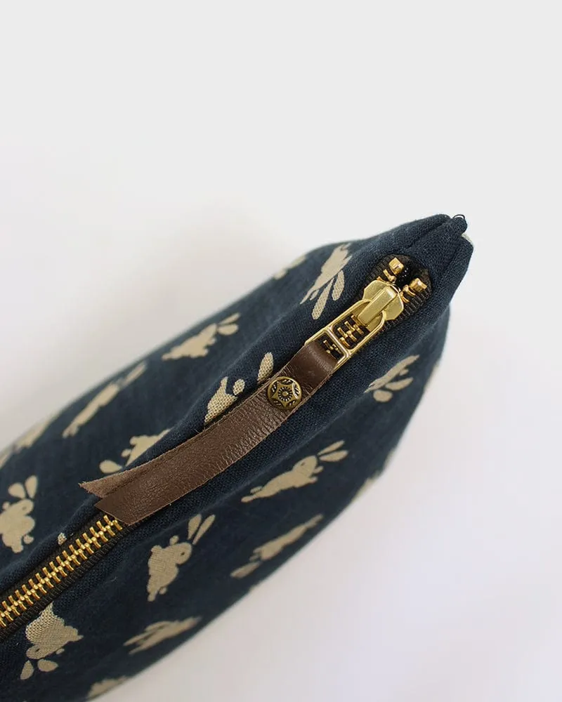 Kiriko Original Stand-Up Pouch, Indigo Usagi sold by Kiriko product image thumbnail 2