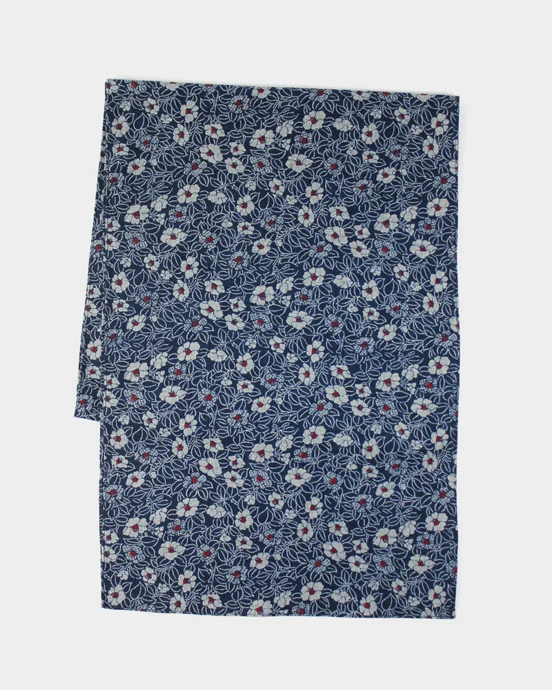 Kiriko Original Scarf, Classic, Indigo Small Tsubaki sold by Kiriko product image thumbnail 2