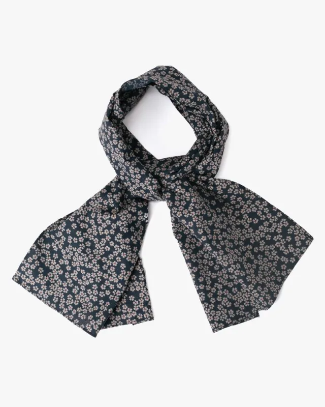 Kiriko Original Scarf, Classic, Indigo Sakura sold by Kiriko