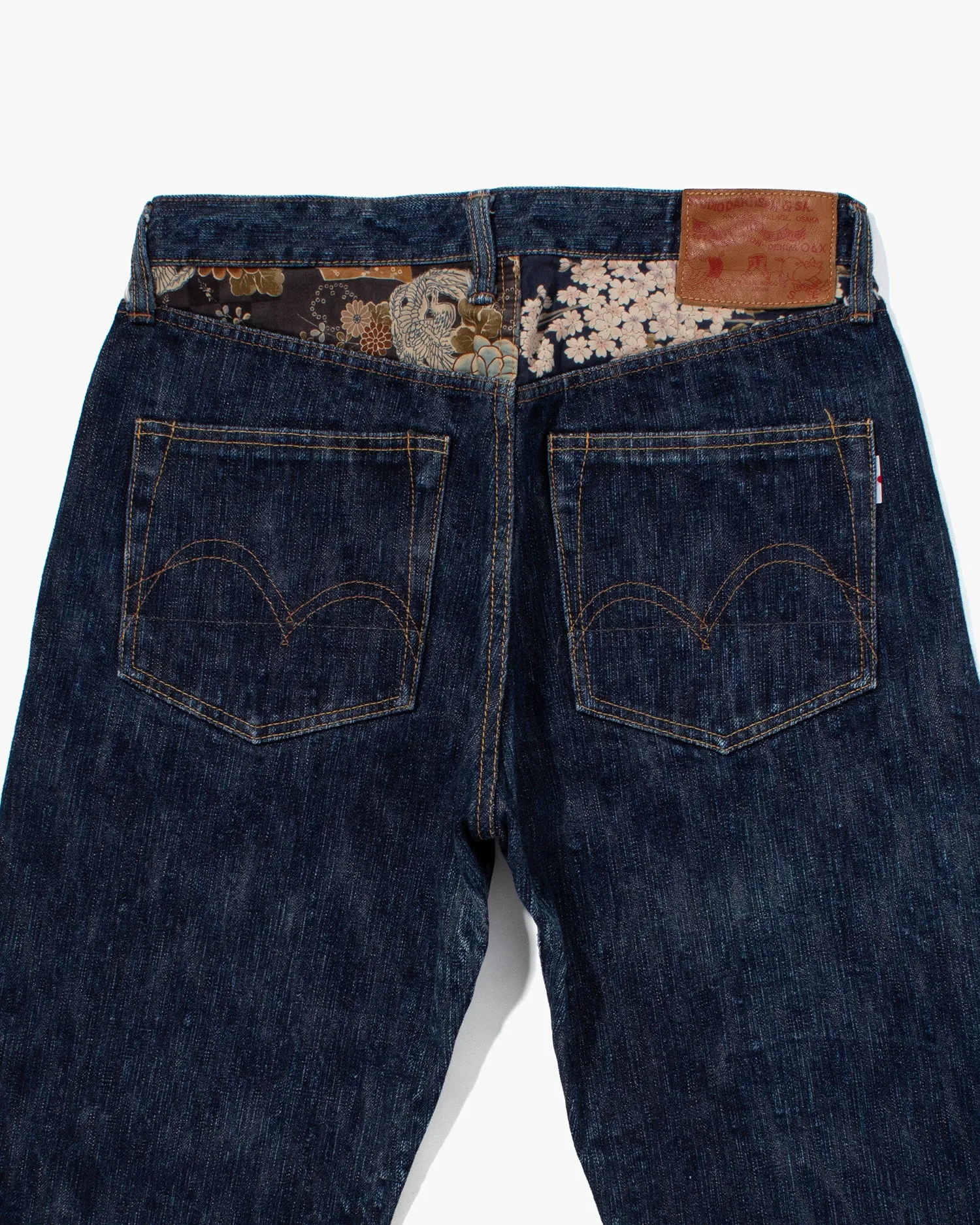 Japanese Repro Selvedge Denim Jeans, Studio D'Artisan, Floral Lining - 32 sold by Kiriko product image thumbnail 4