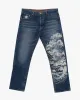 Japanese Repro Denim Jeans, Buden Shoten, Kanji and Fuji Graphic - 37 sold by Kiriko