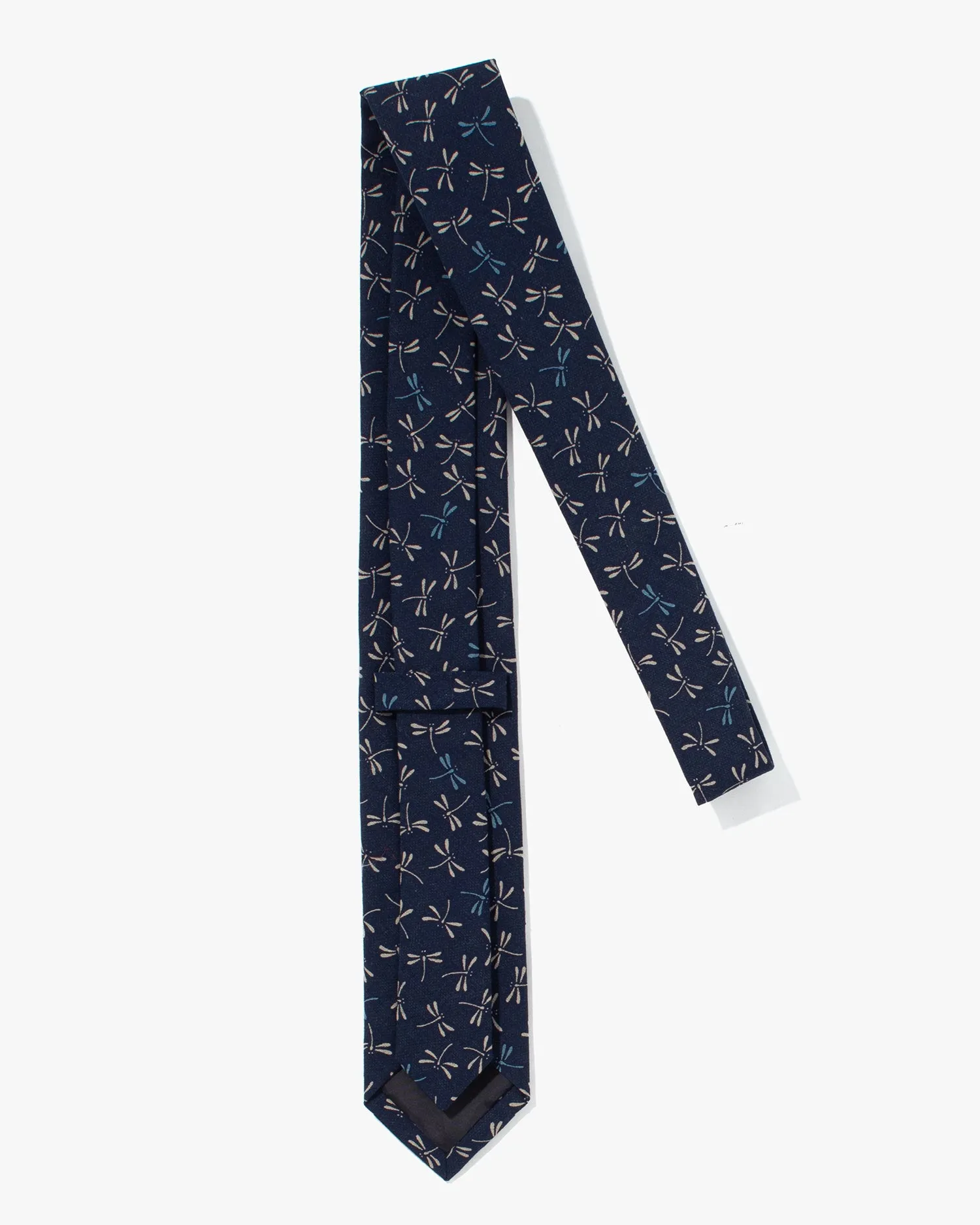 Kiriko Original Tie, Navy, Tonbo sold by Kiriko product image thumbnail 3