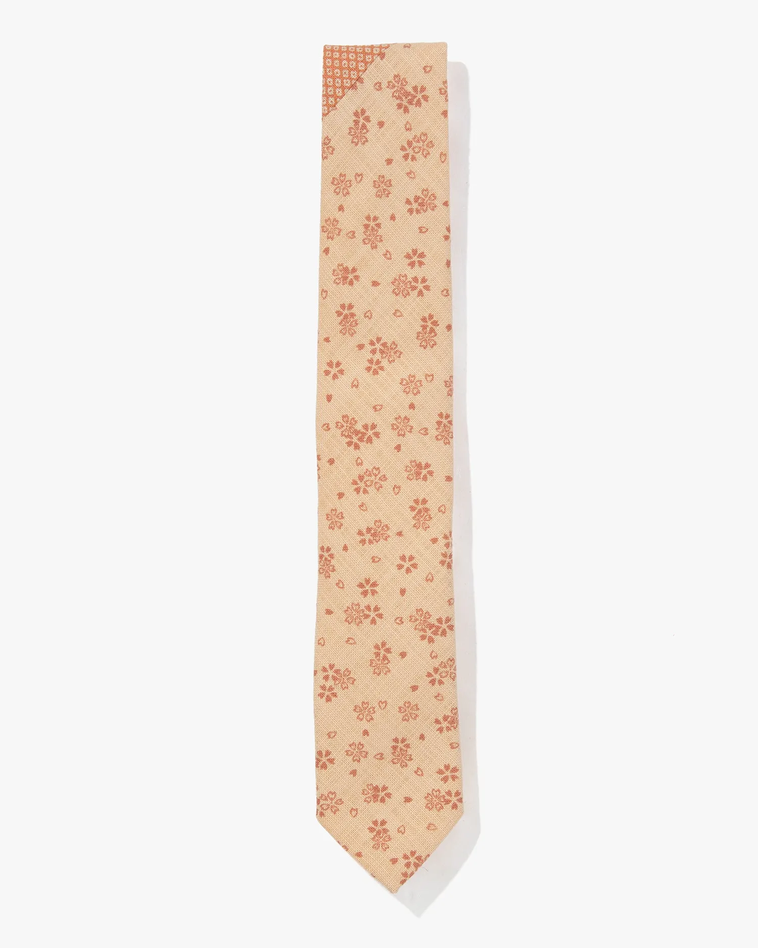 Kiriko Original Tie, Two Tone, Coral Shibori and Sakura sold by Kiriko product image thumbnail 3