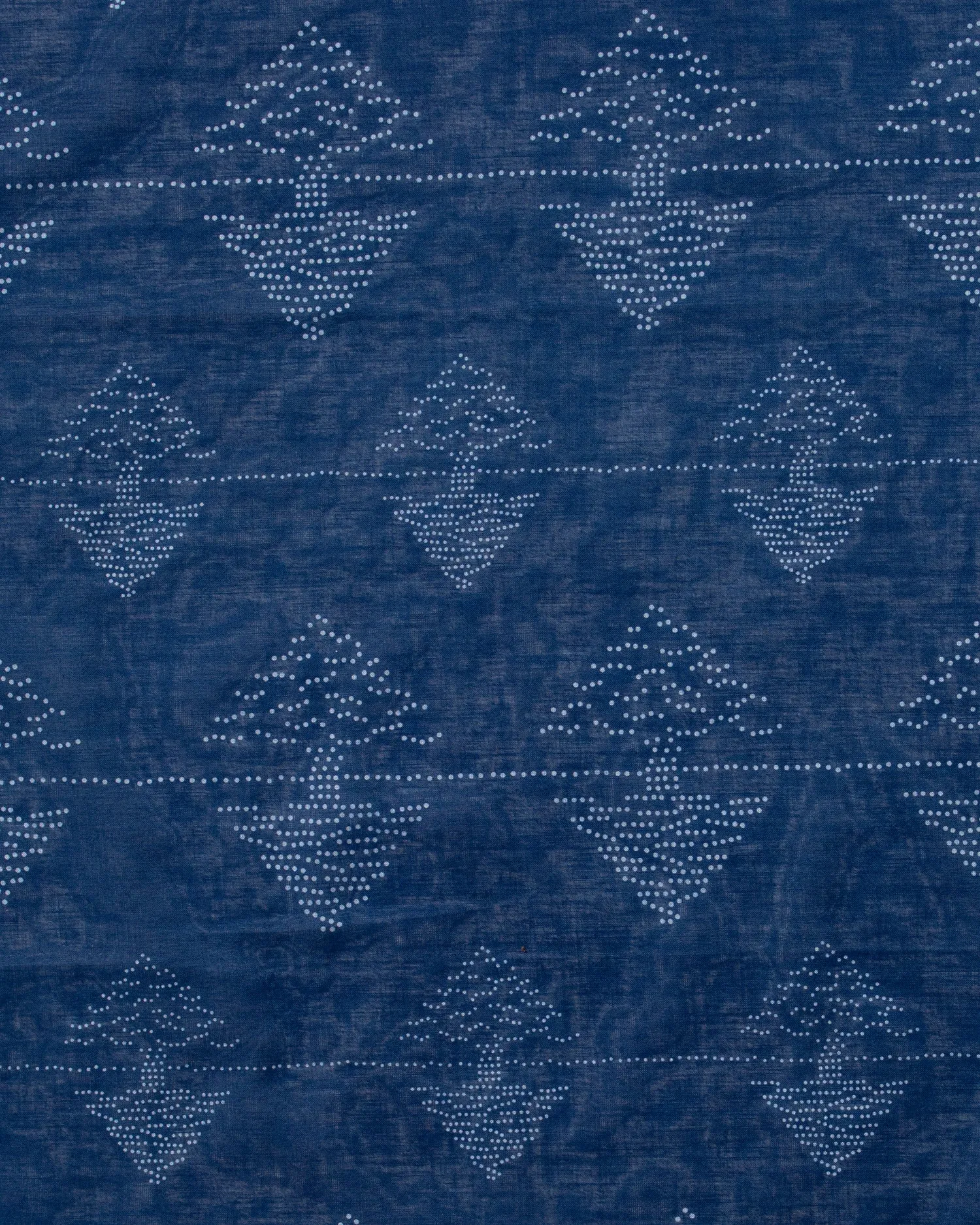 Aizawa Lightweight Indigo Bandana, Pine Tree Dots sold by Kiriko product image thumbnail 2