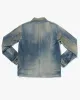 Japanese Repro Denim Jacket, Fundamental Agreement, Distressing and Patched Pockets - M sold by Kiriko