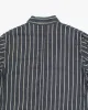 Japanese Repro Denim Jacket, Fob Factory, Grey with Cream Stripe - M sold by Kiriko