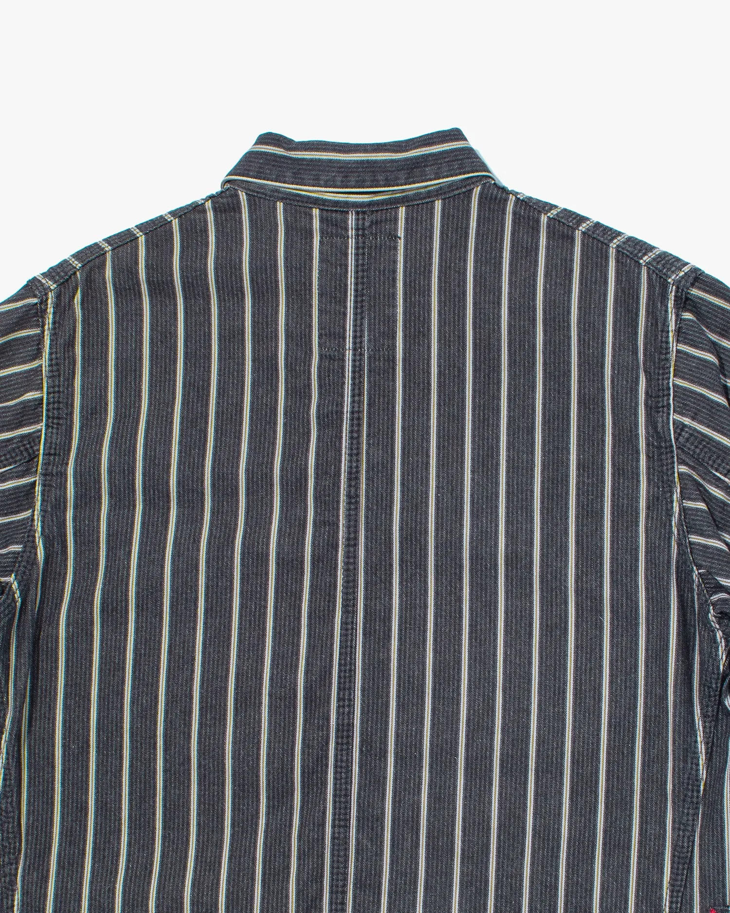 Japanese Repro Denim Jacket, Fob Factory, Grey with Cream Stripe - M sold by Kiriko product image thumbnail 4