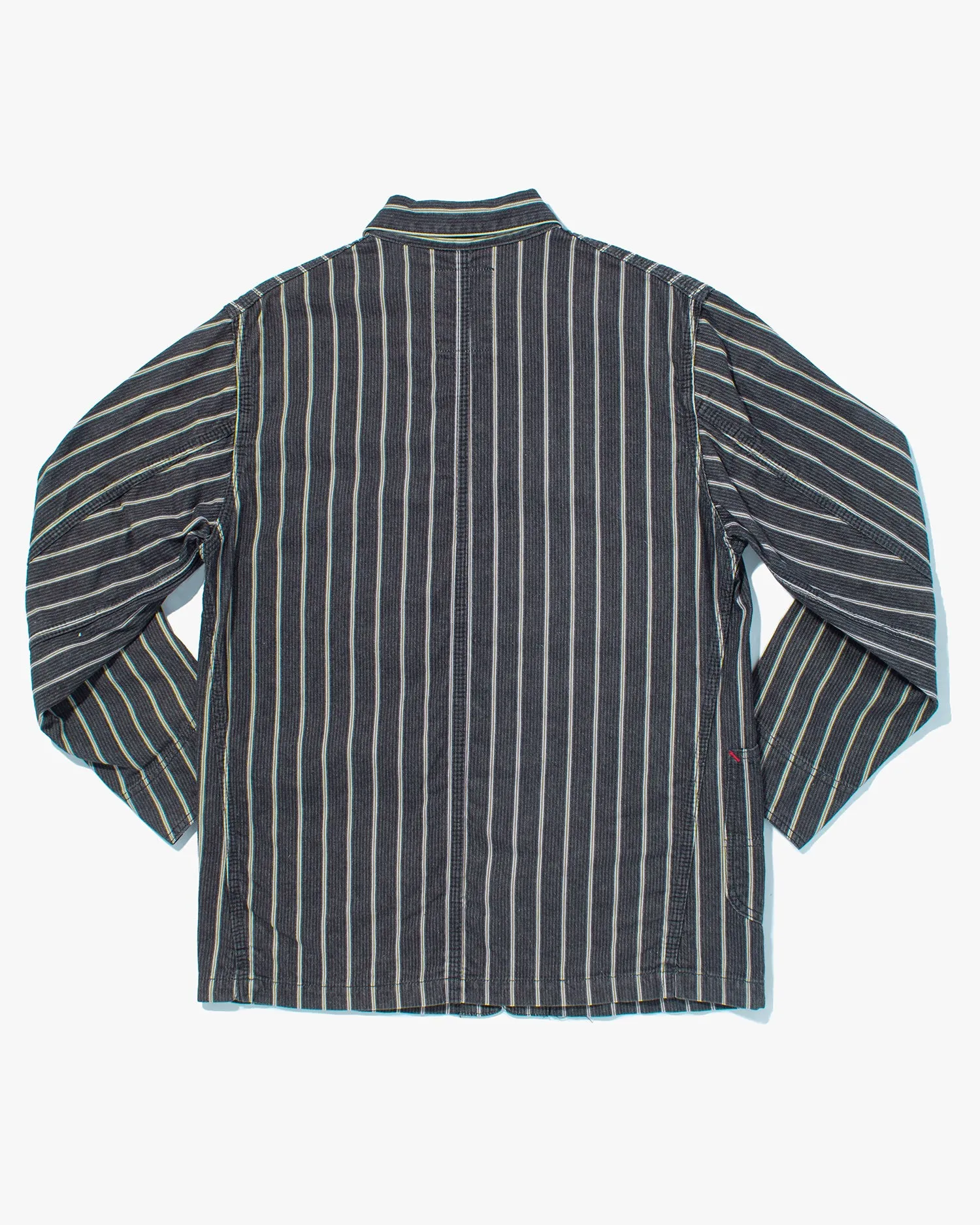 Japanese Repro Denim Jacket, Fob Factory, Grey with Cream Stripe - M sold by Kiriko product image thumbnail 3