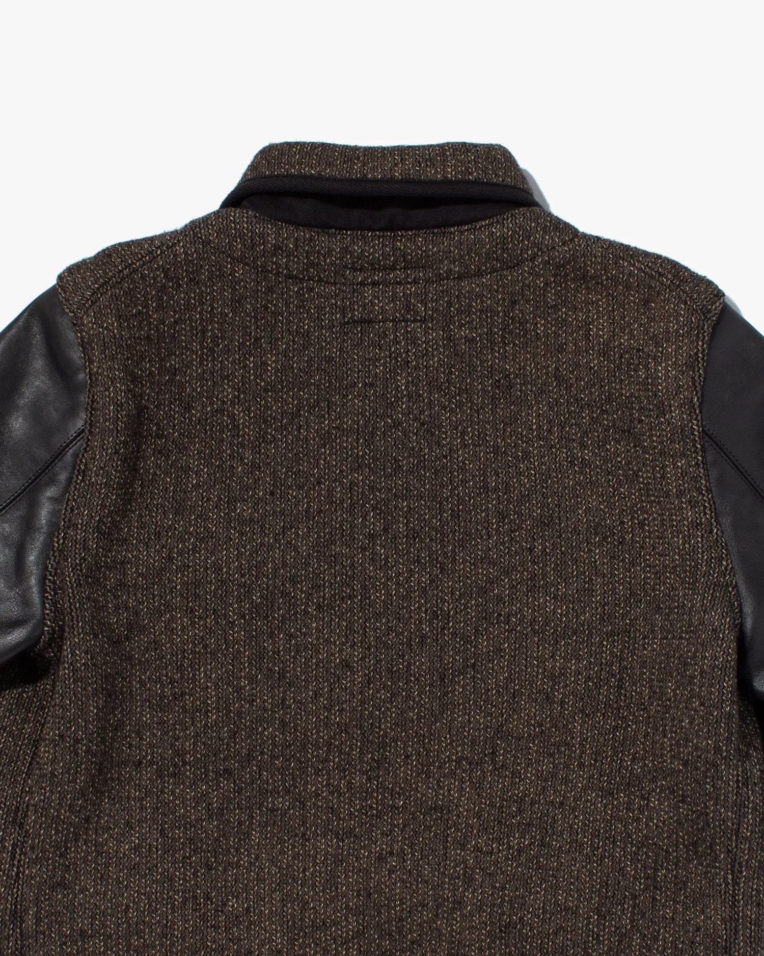 Japanese Repro Jacket, Cootie Productions, Knit with Leather Sleeves - S sold by Kiriko product image thumbnail 4