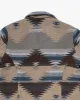 Japanese Repro Winter Jacket, Naval, Gray with Brown, Tan, White, Blue - M sold by Kiriko