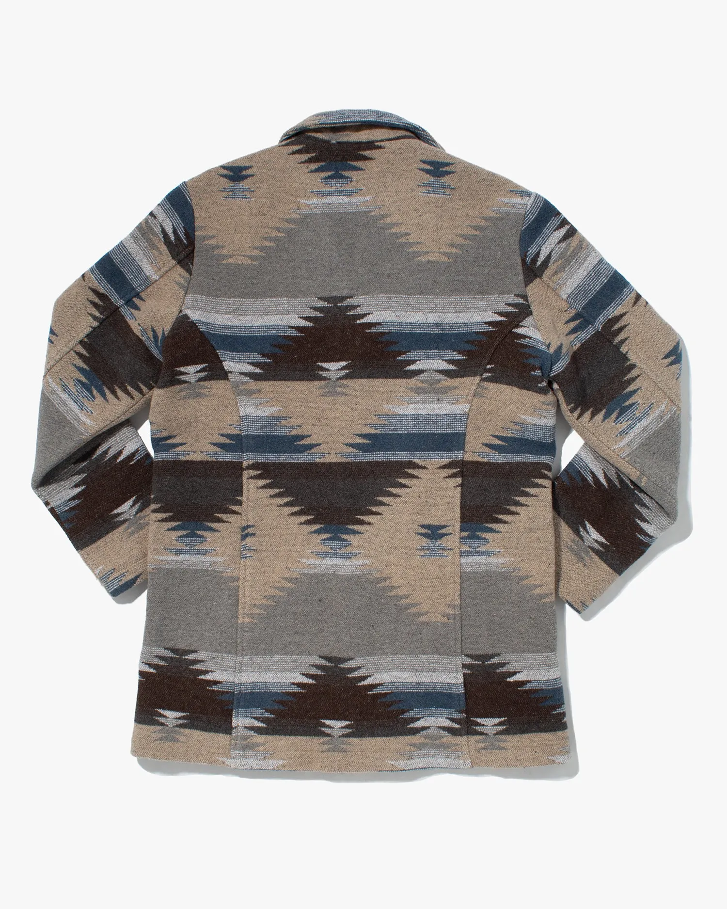 Japanese Repro Winter Jacket, Naval, Gray with Brown, Tan, White, Blue - M sold by Kiriko product image thumbnail 3