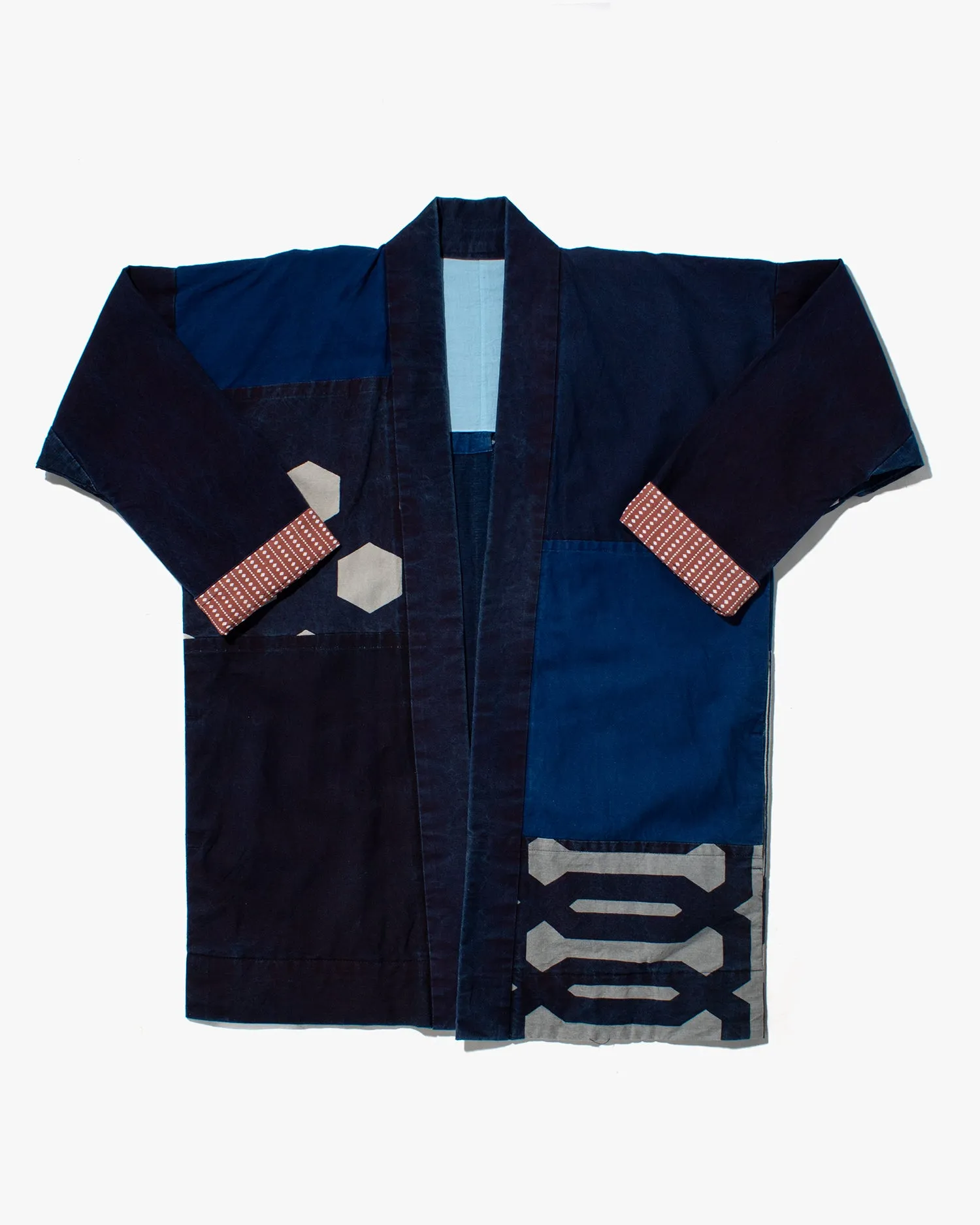 Modern Happi Jacket, Aizawa X Kiriko, Noragi Style Sleeves, #13 sold by Kiriko product image thumbnail 2