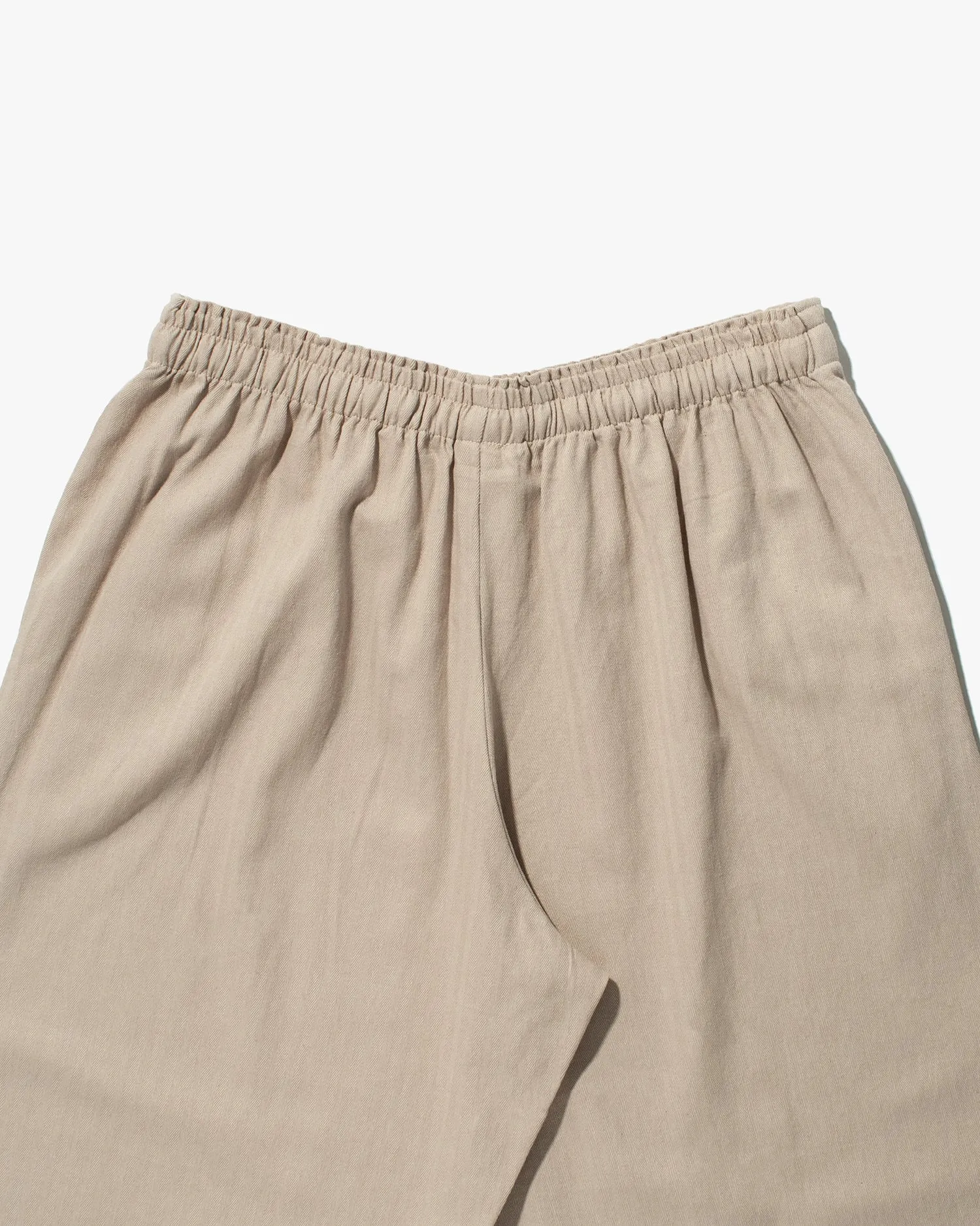 Wa-Modern Herringbone Drawstring Pants- Natural sold by Kiriko product image thumbnail 4