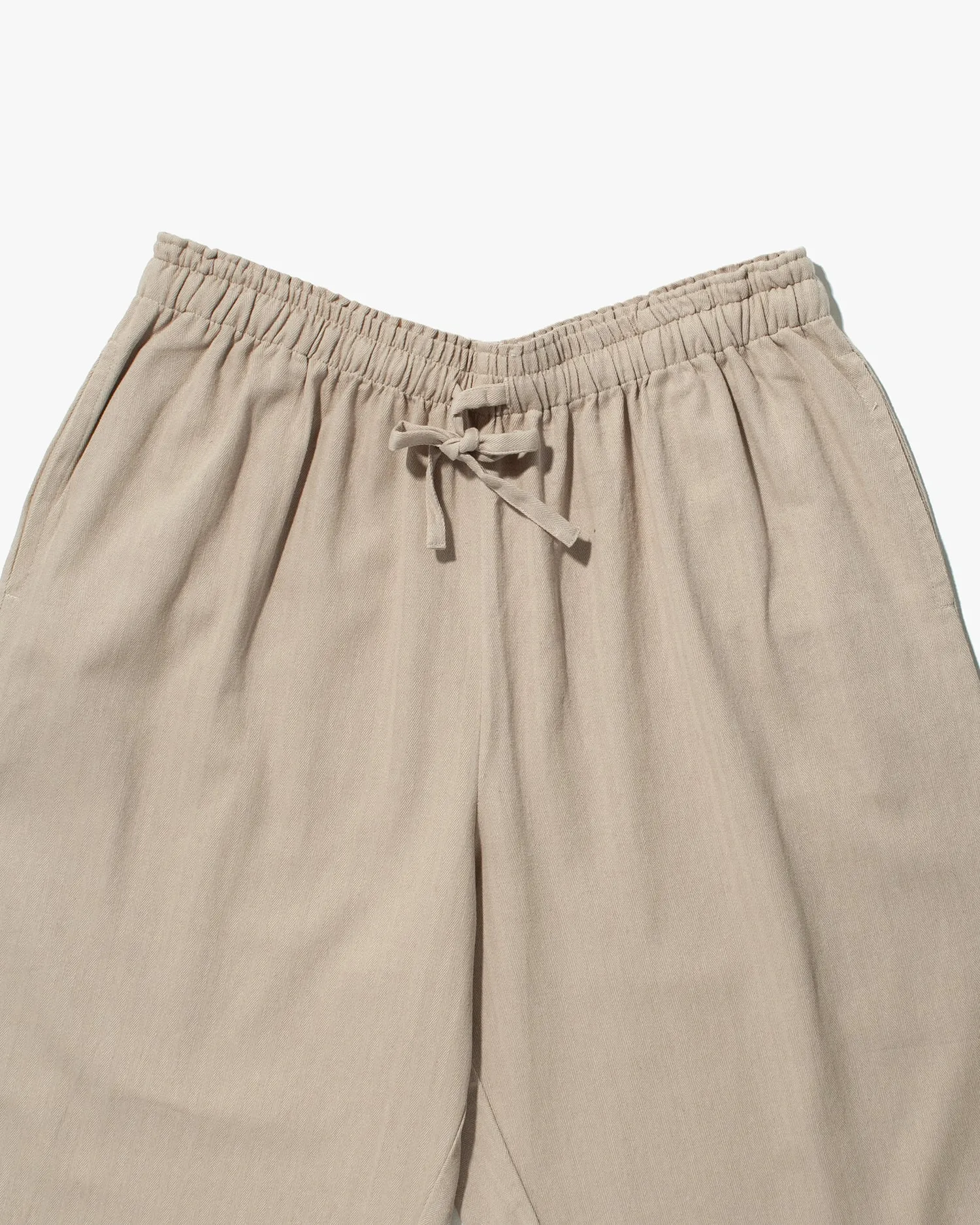 Wa-Modern Herringbone Drawstring Pants- Natural sold by Kiriko product image thumbnail 2