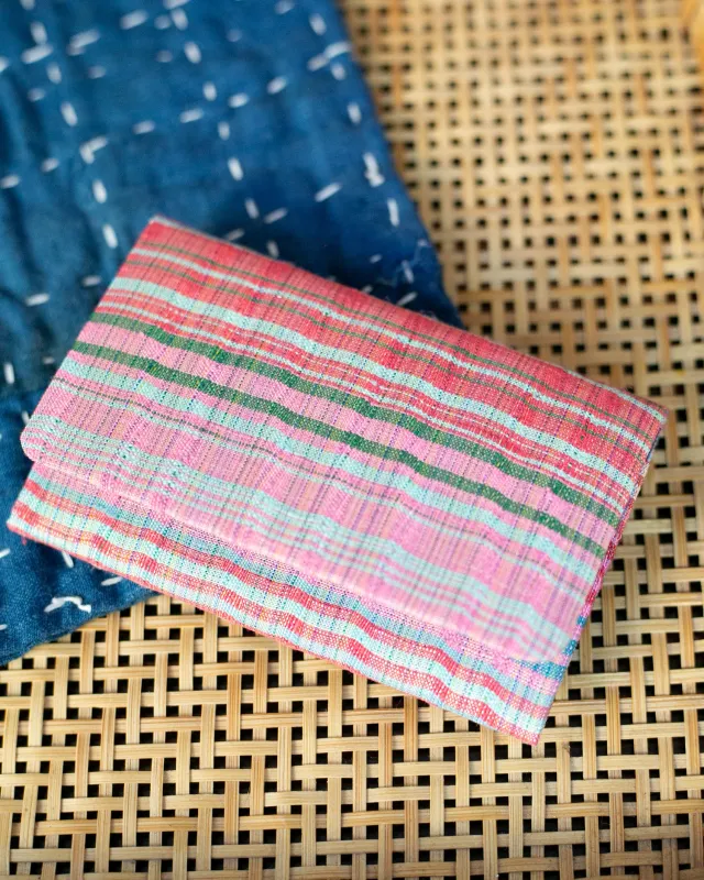 Card Holder, Nitta Textile Arts Inc., Woven, Pink sold by Kiriko