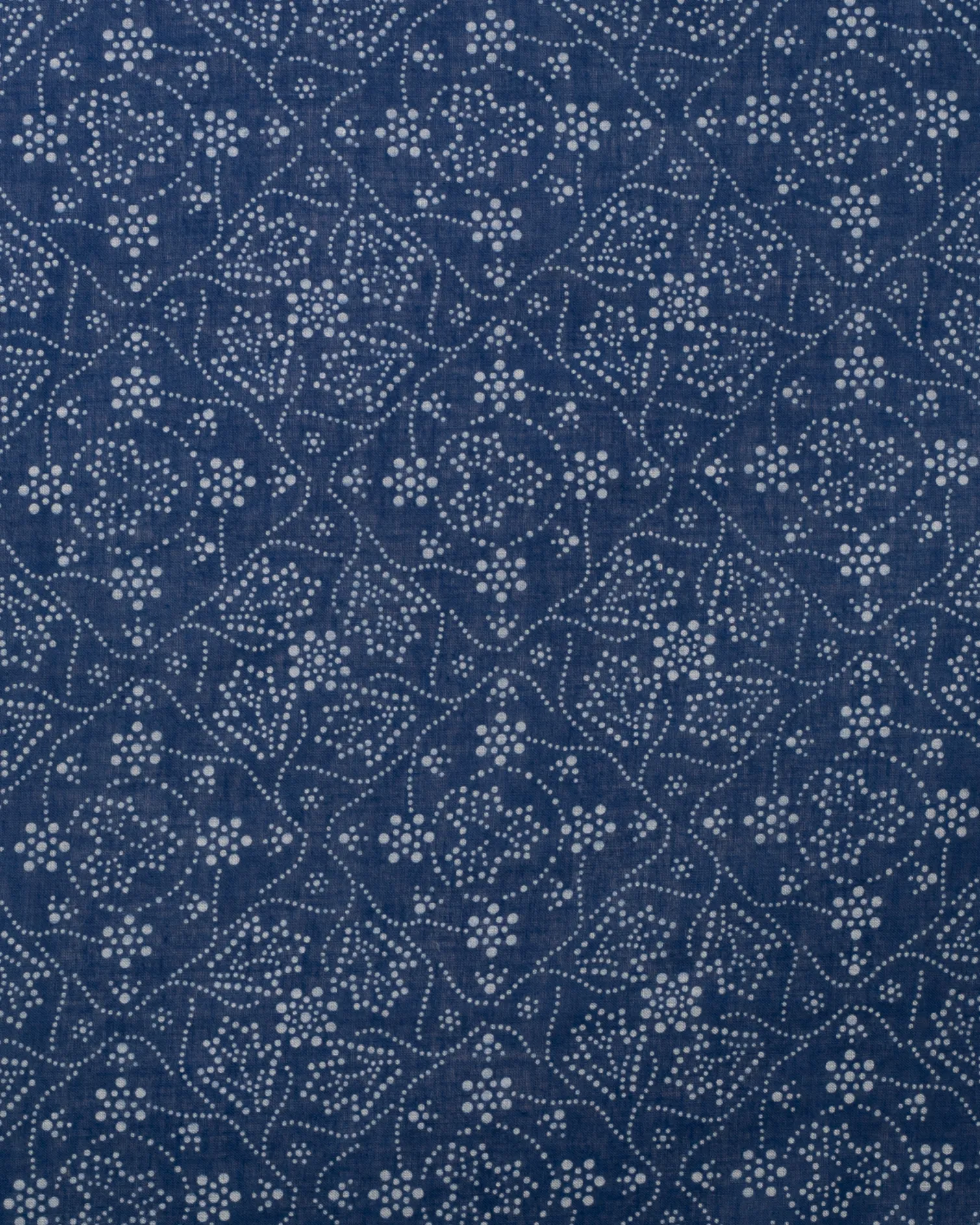 Aizawa Lightweight Indigo Bandana, Dotted Japanese Patterns sold by Kiriko product image thumbnail 2