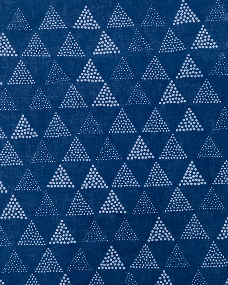 Aizawa Lightweight Indigo Bandana, Uroko Dots sold by Kiriko product image thumbnail 3